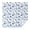 Pioneer Flower Floral-2, variant on Pioneer Flower Floral Print Pattern Square Tablecloth, Waterproof Wipeable Spillproof Washable Table Cover for Home Kitchen Party Decor, 42"x42"