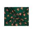 thumbnail image 3 of INSPIRE CHIC Women's Love Heart Square Scarves Kerchief Head Neckerchief 50*50cm Green, 3 of 5