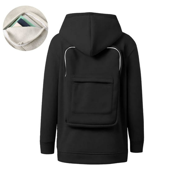 Kids Boys Creative Hoodie Backpack Hoodie Kids Full Zip Hoodies Girls Lightweight Long Sleeve Hoodies 6-7 Years Girls Clothes Back to School Clothes