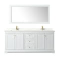thumbnail image 4 of Wyndham Collection Wcv232380d-Qtz-Unsm70 Avery 80" Free Standing Double Basin Vanity Set -, 4 of 7
