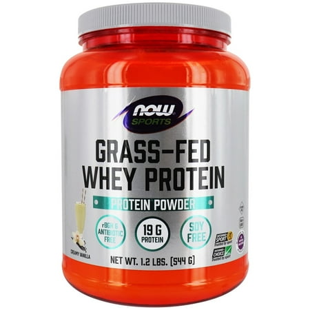 UPC 733739020994 product image for NOW Foods - Grass-Fed Whey Protein Concentrate Powder Creamy Vanilla - 1.2 lbs. | upcitemdb.com