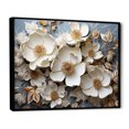 thumbnail image 2 of Designart "Tranquil Gilded White Dogwood" Dogwood Floater Framed Canvas Prints, 2 of 5
