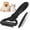 Black, variant on [2-Pack] Pet Dematting Tool for Mats & Tangles! Double Sided Dog & Cat Grooming Brush, Painless Undercoat Rake & Comb for Shedding Hair Removal
