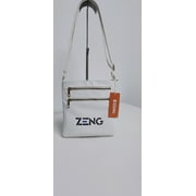 ZENG Womens Multi Zipper Crossbody Handbag Shoulder Purse Checkered Waterproof Travel Messenger Bag