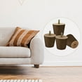 thumbnail image 6 of Unique Bargains Wood Furniture Legs Replacement Feet for Furniture DIY, 4Pcs, 6 of 8