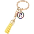 thumbnail image 1 of 26 Letters A-Z Decorative Alphabet Initial Charm Keychain for Women Girls Men Teenager Gift, 1 of 2