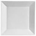 thumbnail image 2 of City Arts China Inc Kingsquare Porcelain Square Plate Super White, 10" Length x 10" Width x 1" Height | 12/Case, 2 of 2