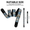 thumbnail image 2 of AODSK Cotton Embroidery Guitar Strap 2" Adjustable for Acoustic Electric Bass Ukulele with Picks Guitarists  Gift, 2 of 6