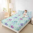 thumbnail image 3 of Erosebridal Ocean Mermaid Girls Bed Sheets, Cute Princess King Sheets, 4pcs, 3 of 5