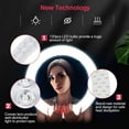thumbnail image 4 of 19 inch LED Ring Light LCD Display Touch Screen with Tripod Stand Dimmable Makeup Selfie Ring Light for Studio Portrait YouTube Vlog Video Shooting with Carrying Bag and Remote Controller, CRI>90, 4 of 6