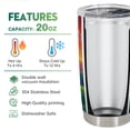 thumbnail image 3 of Vaso de viaje Oasisdream, taza de acero inoxidable de 600 ml, 3 of 6