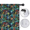 thumbnail image 4 of Blackout Kids Curtains,Colorful Soccer Elements Pattern Childrens Insulated Curtains Set Of 2,Bedroom Essentials,Toddler Room Decor 42"x54", 4 of 5