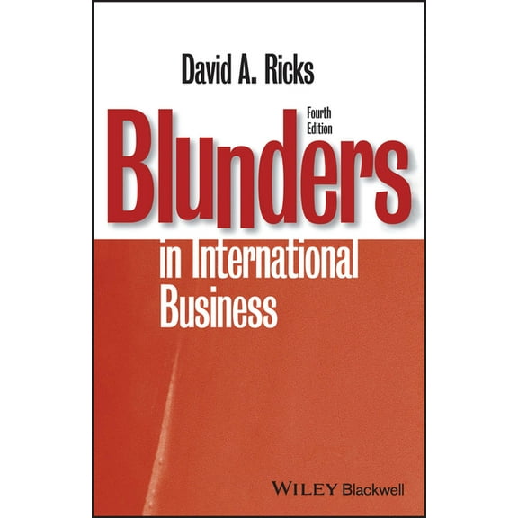 Blunders in International Business, (Paperback)