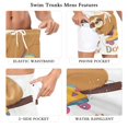 thumbnail image 5 of joogoo Men's Cute Sloth-s3 Swim Trunks with Liner Pocket Beach Shorts Large, 5 of 9