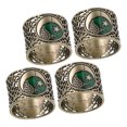 thumbnail image 1 of unbranded 4Ud Argollas Doradas Para Servilletas Metalizadas Para Fiestas Y Eventos Islámicos, 1 of 6