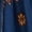 Navy Border, variant on Women's Plus Size Cara Blouson Peasant Blouse