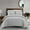 Gray, variant on Aurel 3 or 2 Piece Duvet Cover Set Herringbone Pattern