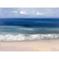 thumbnail image 2 of Purinton, Julia 24x19 Black Ornate Wood Framed with Double Matting Museum Art Print Titled - Sand and Sea, 2 of 4