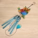 thumbnail image 5 of RKSTN Wrought iron painted wind chimes Owl Iron Glass Painted Ornaments Wind Chime Garden Courtyard Crafts Pendant, 5 of 7