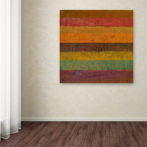 Trademark Fine Art "Orange Line" Canvas Art by Michelle Calkins