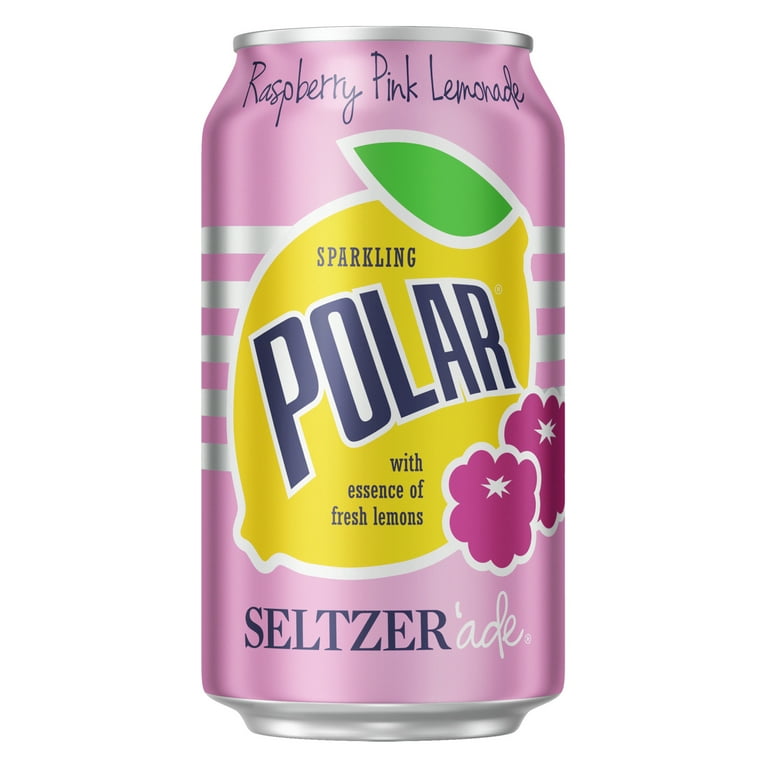 Polar Sugar-Free Raspberry Pink Lemonade Sparkling Seltzer Water