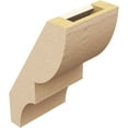 thumbnail image 5 of Ekena Millwork 5"W x 6"D x 10"H Ridgewood Rough Cedar Woodgrain TimberThane Knee Brace, Primed, 5 of 6