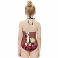 thumbnail image 4 of Calvin And Hobbes Girl's One-Piece Swimsuit Bathing Suit Soft Stretchy Children's Swimwear Swim Attire for Vacation 9-11Y(140cm), 4 of 8
