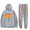 Grey, variant on Ben Azelart FIRE Merch Men/Women Fall Suit Hoodies Sportswear Hooded Ankle Banded Pant Two Piece Set