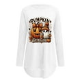 thumbnail image 4 of T-shirt à Manches Longues avec Imprimé Graphique d'Halloween pour Femmes, Confortable, Coupe Ample, Col Rond, Automne Hiver, Décontracté, Quotidien, Basique, Hauts, 4 of 4
