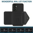 thumbnail image 6 of ELEHOLD Wallet Crossbody Case for Samsung Galaxy A05S Case with Flip Card Slots RFID Blocking Function Magnetic Closure Stand Detachable Crossbody Shoulder Strap for Women Girls,black, 6 of 8