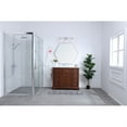 thumbnail image 2 of Gene 3 light Chrome and Clear glass Wall sconce, 2 of 3