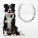 thumbnail image 2 of Collar de decoración de gargantilla de cadena de estrangulamiento de perro brillante de moda de plástico para Bulldog francés (plata), 2 of 9