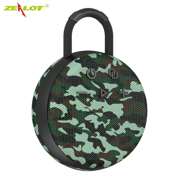 ZEALOT S77 Camouflage 5W Wireless Bluetooth Speaker Waterproof Sports Speaker Outdoor Portable Speakers For Outdoor Travel Indoor Parties