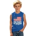 thumbnail image 3 of American Flag Tank Tops Girls Patriotic Shirt USA Flag Stars Stripes Print Sleeveless T-Shirt 4th of July Tee Tops, 3 of 6
