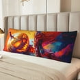thumbnail image 6 of Halloween Body Pillow Cover, Halloween Vibrant Pumpkin Carver Halloween Decorations Body Pillow Cases with Zipper Soft Smooth Skin Friendly Long Pillow Case 20x60 inches, 1Pc, 6 of 7