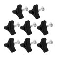 thumbnail image 1 of 8 Sets Lawn Mower Handle Bolts, Triangle Handle Knob Nut Screw Bolt Lawnmower Handle Wing Nut Universal Fixing Nut, 1 of 5