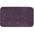 thumbnail image 1 of Bounce Comfort Stencil Floral Premium Memory Foam Bath Mat, 1 of 3