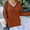Red, variant on Contrast Button Detail Long Sleeve Textured Knit Sweater for Women