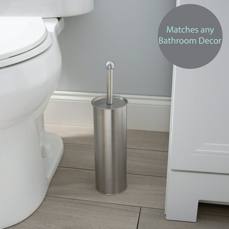 Bath Bliss Stainless Steel Toilet Brush & Holder Set | Target