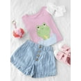 thumbnail image 3 of Cute Baby Frog Bubble Bath T-Shirt Toddler -Image by Shutterstock,  4 Toddler, 3 of 4