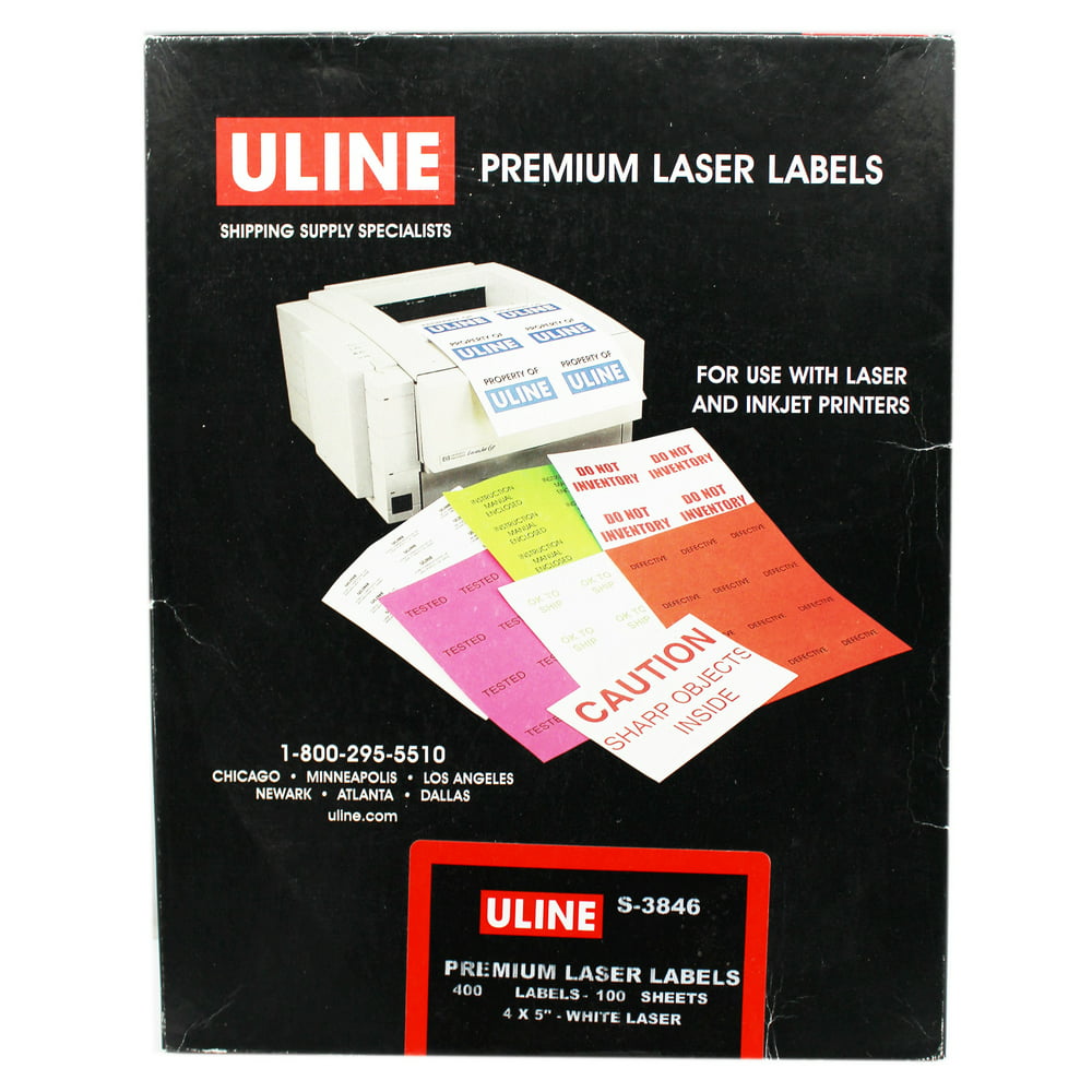 ULINE Premium Laser and Inkjet Printing Labels