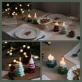 thumbnail image 2 of Bougies de Sapin de Noël Bougies en Forme de Tour Rétro Bougie Parfumée Sans Fumée, 2 of 8