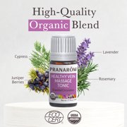 Pranarom Vein Massage Tonic Organic Essential Oil Blend 5ml for Circulation & Venous Support