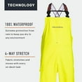 thumbnail image 3 of Grundens Mens Neptune 509 Hi Vis Yellow Commercial Fishing Bib Pants 10075-730, 3 of 6
