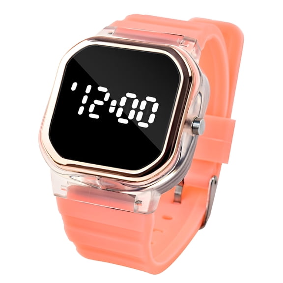 DESIGNICE Large Face LED Digital Watch Date Time 3Bar Waterproof Wristwatch Men Women Sports Watches