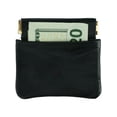 thumbnail image 2 of CTM Leather Push Mouth Coin Wallet with Card Slots, 2 of 3