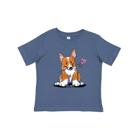 

Inktastic Flower Corgi Boys or Girls Toddler T-Shirt