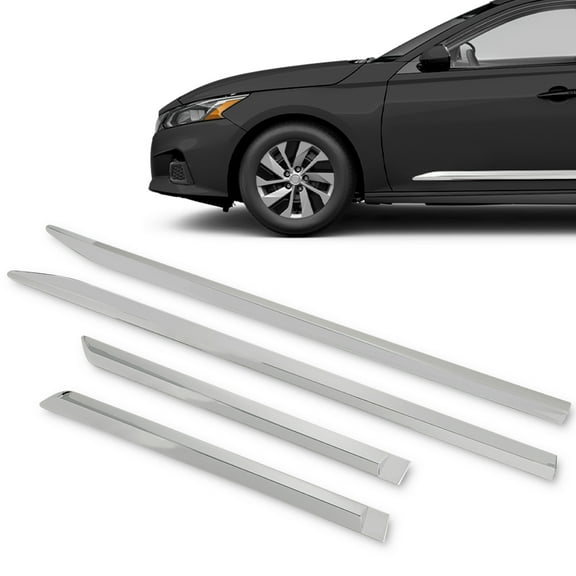 PIT66 4PCS Side Door Body Molding Cover Trims Fit for Nissan Altima 2013-2018