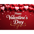 thumbnail image 4 of Valentine's Day Banner Heart Balloons Pink Roses Gift Box Backdrop Party Supplies Photography Props Romantic Decorations Festive Décor Background, 4 of 4
