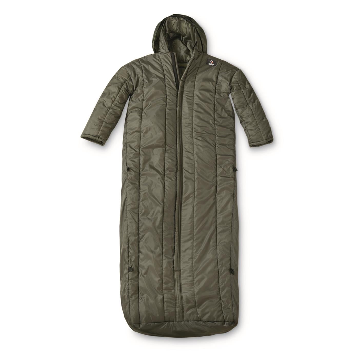 Guide Gear Sportsman's Sleeping Bag with Arms Green